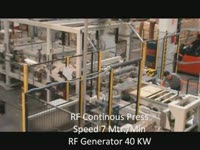 ТВЧ пресс склейки мебельного щита
