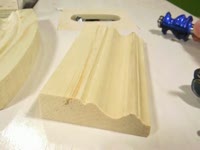 Делая изогнутые литья с откидной подъемник маршрутизатор