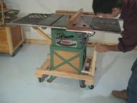 Круглопильный станок мобильной базы