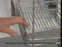 Инструкция по сборке выдвижных сетчатых корзин с направляющими плавного закрывания с боковым нижним креплением