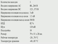 RS-25-15 Блок питания, 15В, 1.66А,25Вт