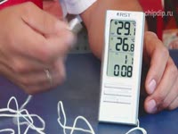 Термометр с часами для дома и улицы