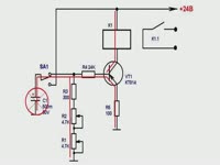Простое реле времени на одном транзисторе