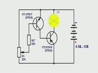 Простая схема светорегулятора