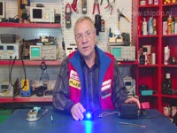 Проблесковый маячок на мощном светодиоде