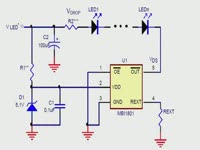 Светодиодный драйвер повышенной мощности MBI 1801