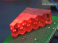 Светодиодный индикатор уровня напряжения