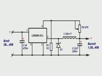Простой источник тока для мощного светодиода