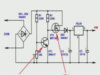 Ключевой бестрансформаторный источник питания