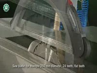 Обрезка и продольная распиловка на станках Альтендорф