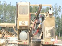 sawing for a living with the Twin-Cut sawmill