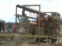 Sawmill sends out lumber