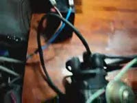 Зажигание на строчнике в действии