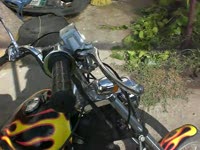 Самодельный прямоток мопед Атлант Чоппер