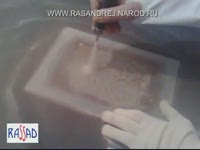 Пескоструй, рельефное матирование зеркала Ученик Женя