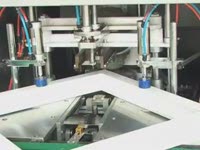 Стеклопакетная линия: машина для формирования углов