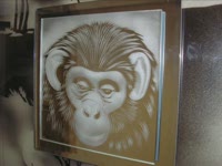 Пескоструйная обработка стекла (Sandblasting of the glass)