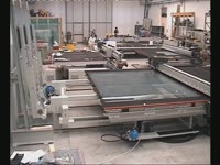 Работа мини линии резки REV372 SLH