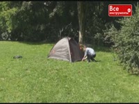 Установка палатки Fjord Nansen - Презентация садового инвентаря 