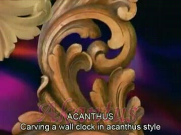 Резные настенные часы