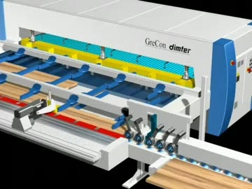 Линия для производства массивного клееного щита waco grecon dimter