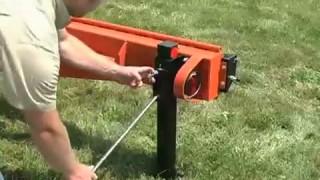 Portable Sawmill in Action- Wood-Mizer LT50 Production Mill