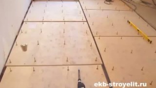 Пол из фанеры, без стяжки