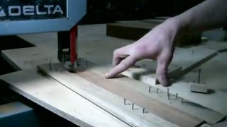 работа на ленточной пиле