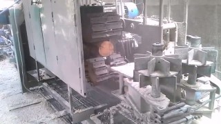 Термит 260БМП в работе  Подача и распил бревна