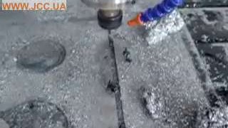 Станок с ЧПУ JCC. Фрезеровка алюминия