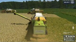 Landwirtschafts Simulator 2009 3 x CLAAS Dominator 106 TSZ map v3 - Обзор техники