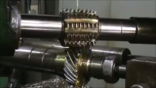 Косозубое цилиндрическое колесо_червячная фреза