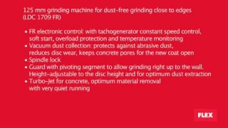 Шлифмашинка алмазная Flex LDC 1709 FR