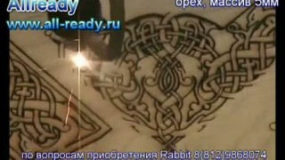 дерево ( 5 мм)  резка лазером