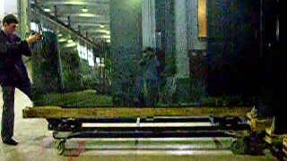 модульный склад + шаттл для хранения и перемещения стекла внутри производства