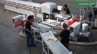 Полуавтоматическая линия торцевого сращивания FJ-17