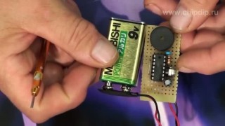 Генератор звука на микросхеме CD4093 - Видеообзор электронных компонентов