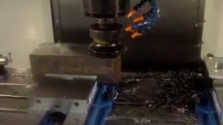 Фрезерование на станке с ЧПУ.