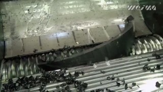 WEIMA Zerkleinerer WLK 30 Super Jumbo shreddert Pipeline Abschnitte