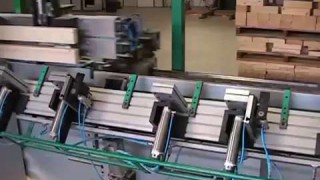 Резка на ламели из массива доски с автоматической загрузкой