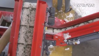 Шредер промышленный WEIMA 1500 H. Измельчение ткани, текстиля.