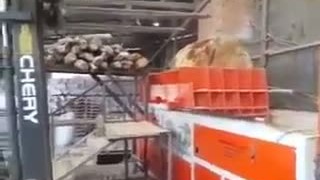 Сrusher. Опилка из горбыля, бревна, отходов переработки древесины