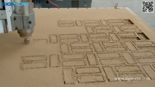 SIGN-1318 фрезерно-гравировальный станок с чпу, резки МДФ