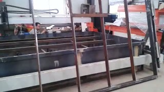 станок гидроабразивной резки с гидравлическом загрузчиком