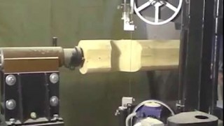 Вырезка чаш на оцилиндровочном станке Медведь Ц-350