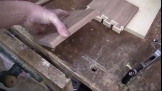 Соедиение на ласточкин хвост с вложением