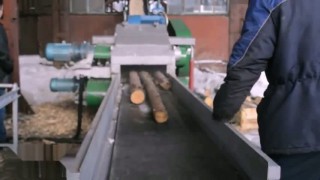 Барабанная рубительная машина БРМ (3 бревна)