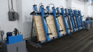 Пресс для склеивания строительного и оконного бруса SL250-6G (3+3)