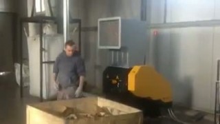shredder for waste paper, дробилка для макулатуры, производство эковаты