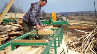 Кромкообрезной станок однопильный “Тайга К - 1“